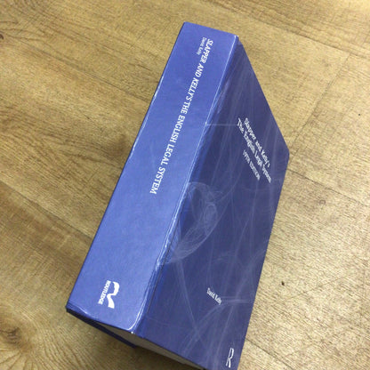 Slapper & Kelly’s The English Legal System, 19th Ed. by David Kelly (2020, Hardback)