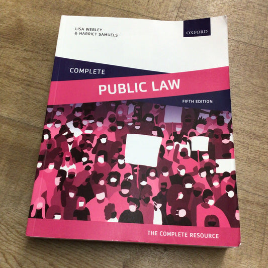 Complete Public Law: Text, Cases & Materials, 5th Edition (2021)
