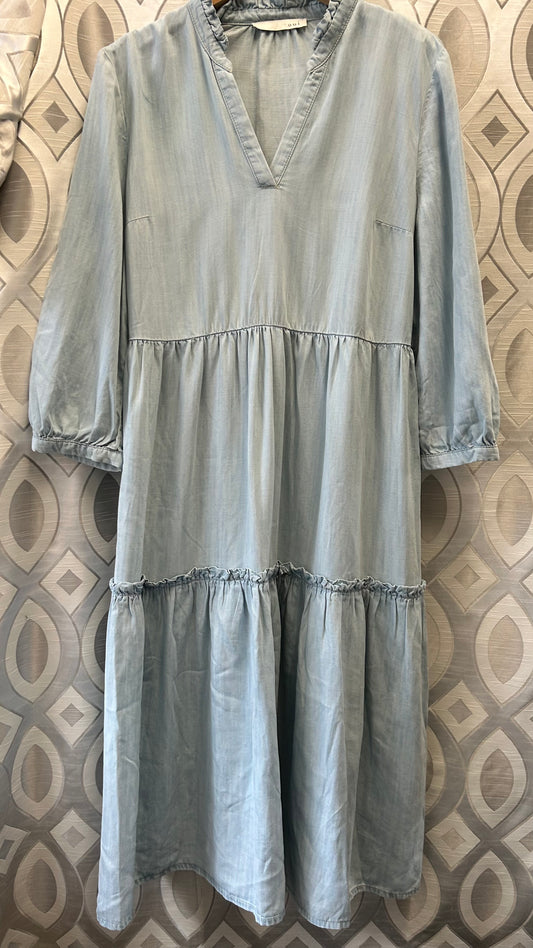 Oui Denim Maxi Dress 14, perfect for Festival