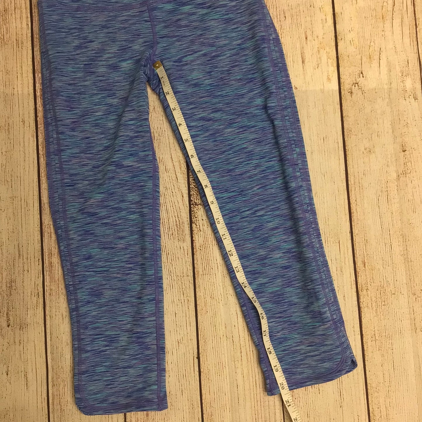 Lilly Pulitzer Blue Luxletic Cropped Leggings Size S