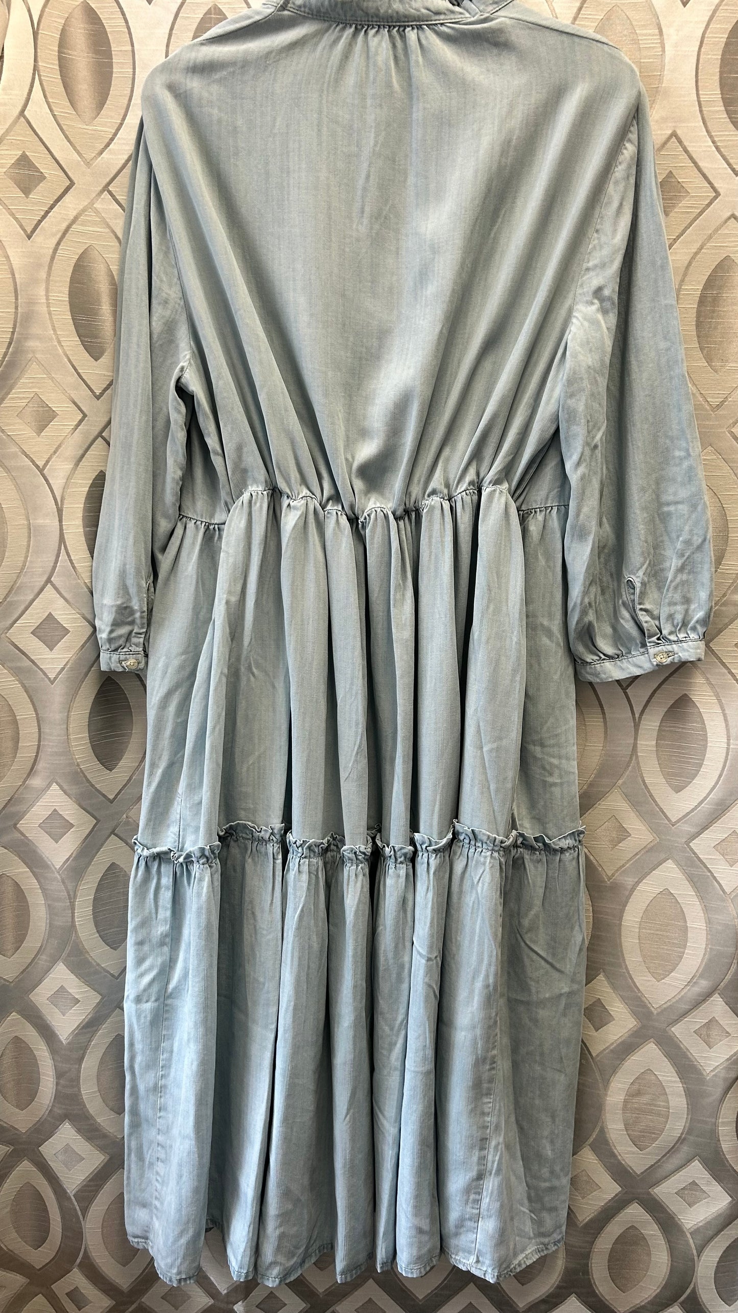 Oui Denim Maxi Dress 14, perfect for Festival