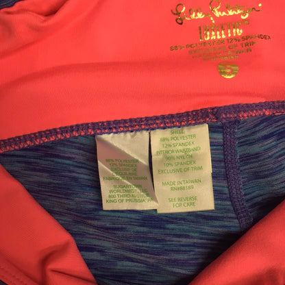 Lilly Pulitzer Blue Luxletic Cropped Leggings Size S