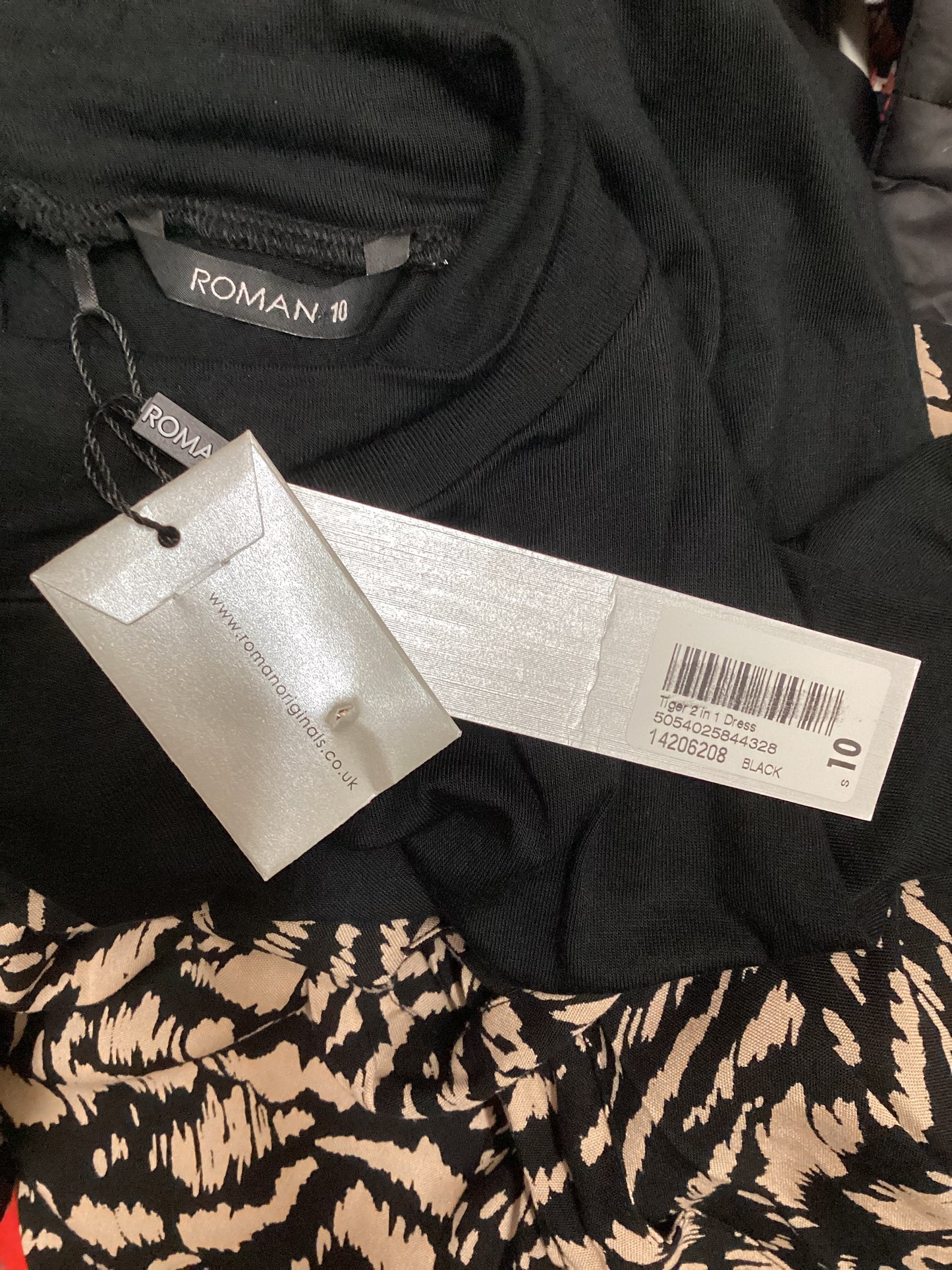 BNWT Roman Tiger 2 in 1 Dress Size 10