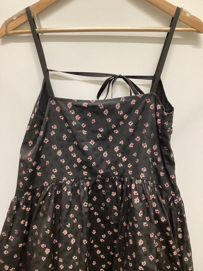 Dream Sister Jane Black Pink Floral Dress Size XS