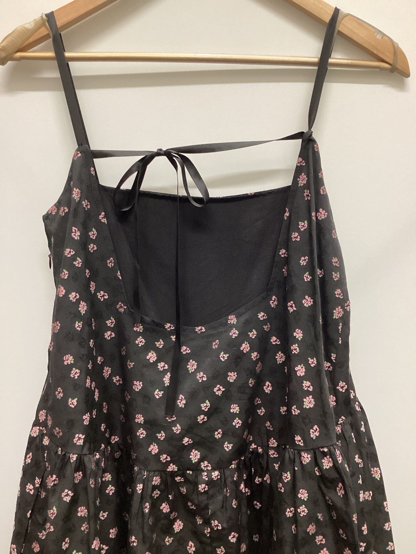 Dream Sister Jane Black Pink Floral Dress Size XS