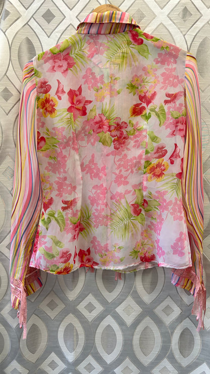 Festival shirt, 12, Psychedelic Style, pink