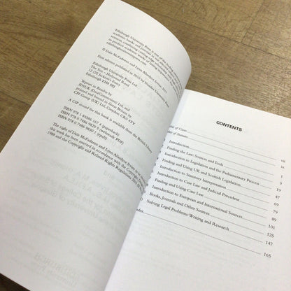 Legal Method Essentials for Scots Law, 2nd Edition (2017)