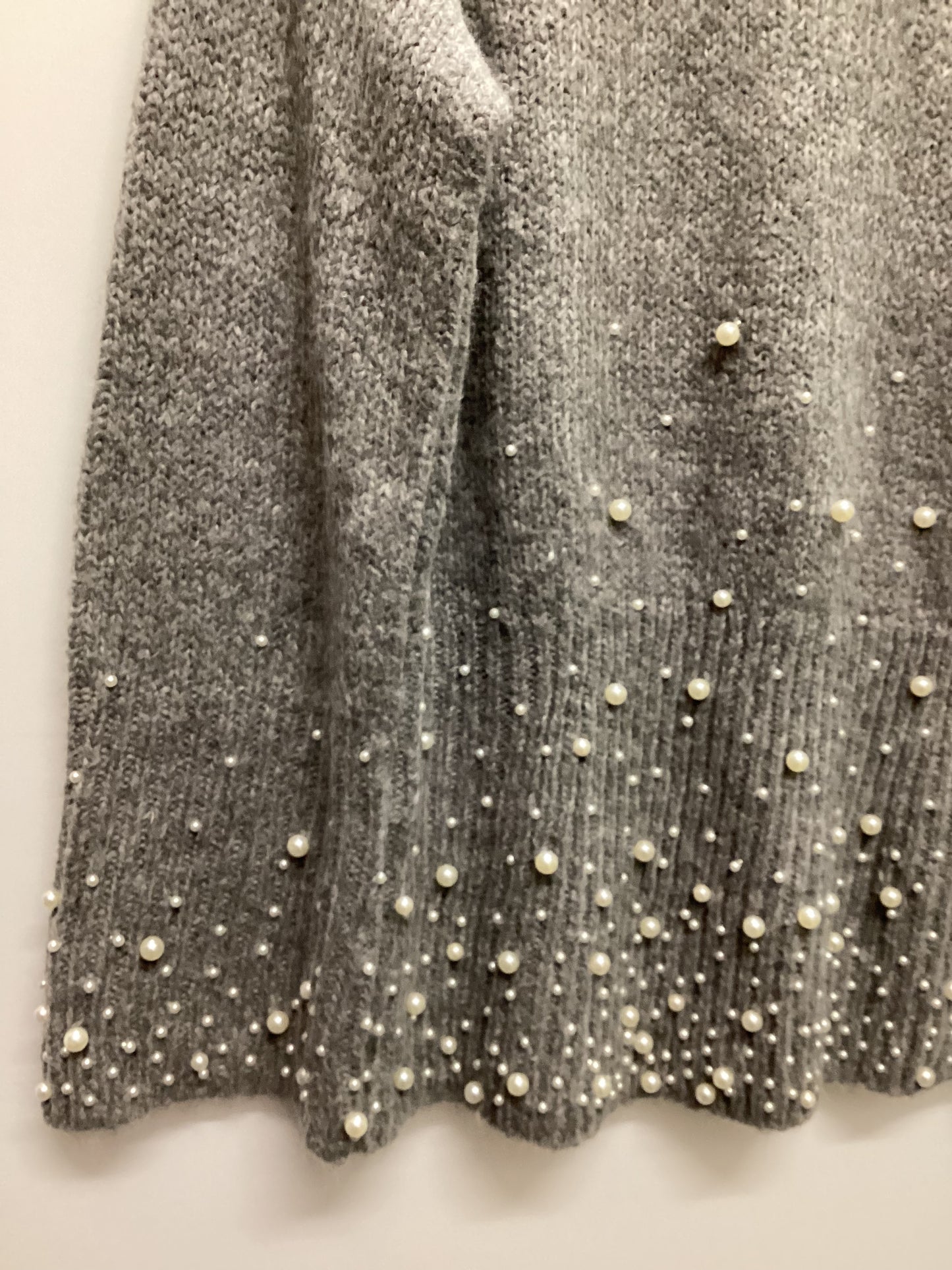 BNWT Mint Velvet Pearl Grey Jumper with Wool and Alpaca Size M