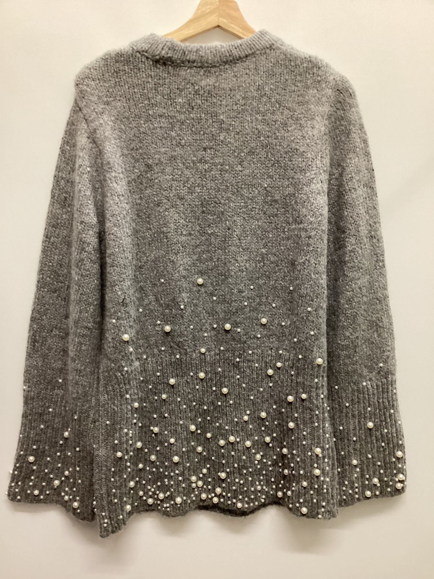 BNWT Mint Velvet Pearl Grey Jumper with Wool and Alpaca Size M