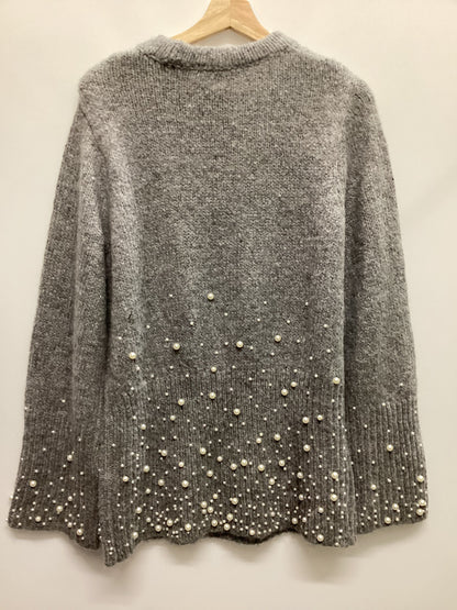 BNWT Mint Velvet Pearl Grey Jumper with Wool and Alpaca Size M