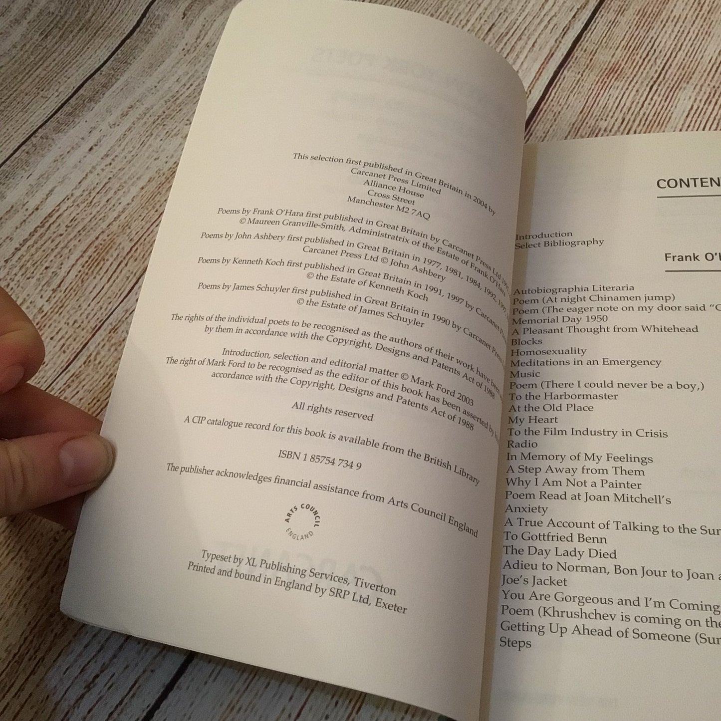 The New York Poets: An Anthology edited by Mark Ford (2003)