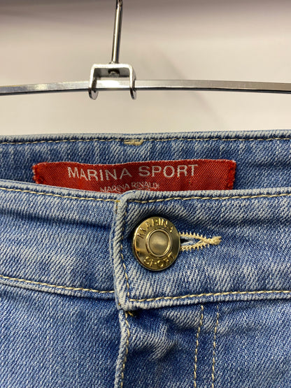 Marina Sport Light Blue Plus Size Wonder Jeans 18