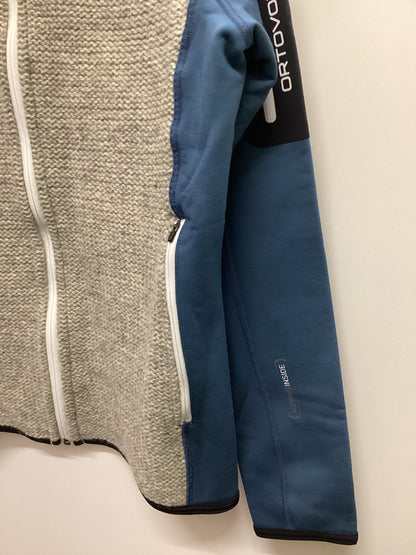 Ortovox Zip Up with Merino Wool Knit Panels and Hoodie Size S