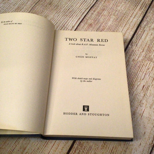 Two Star Red - A Book About RAF Mountain Rescue by Gwen Moffat (1964)