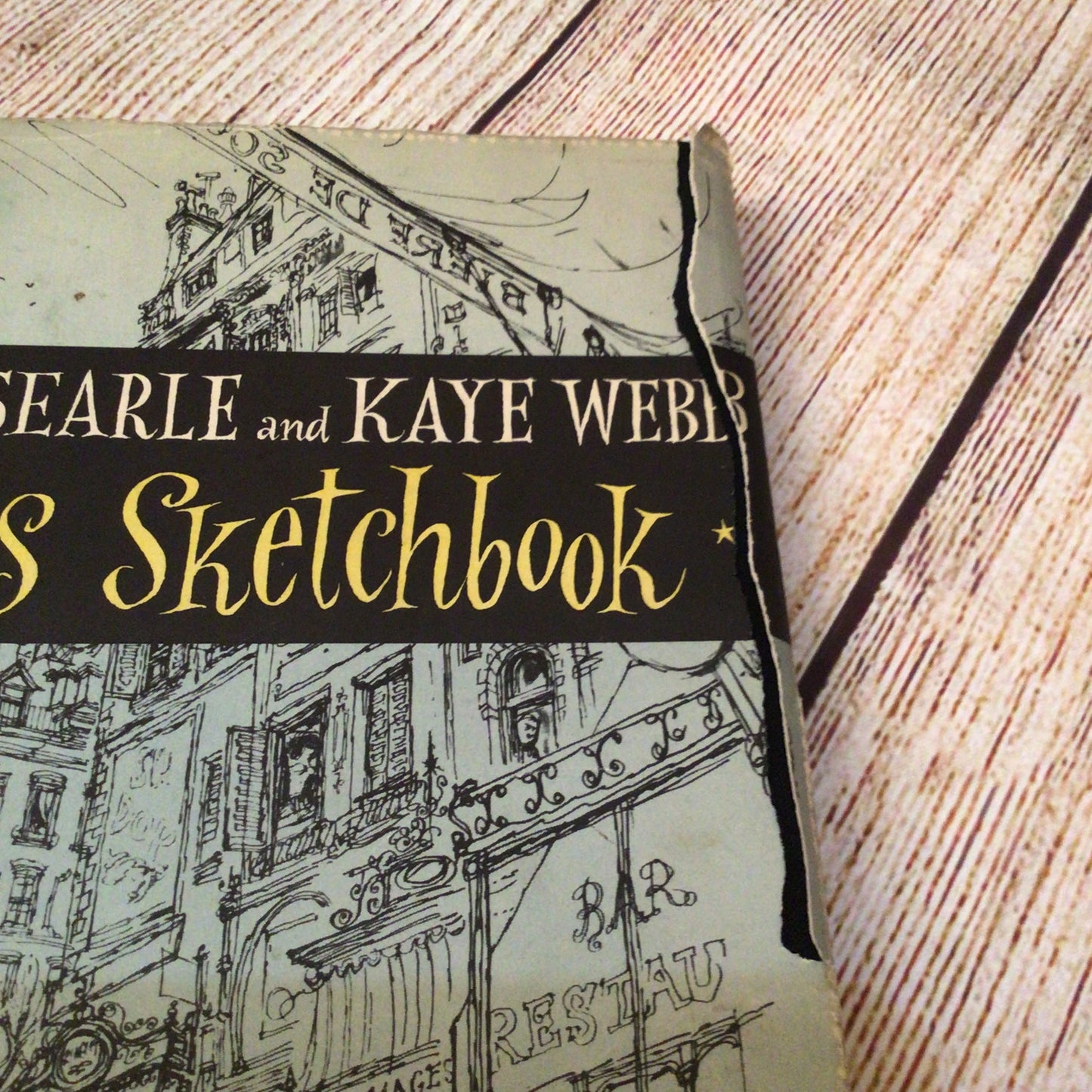 Paris Sketchbook by Ronald Searle and Kaye Webb (1957, Perpetua Books)