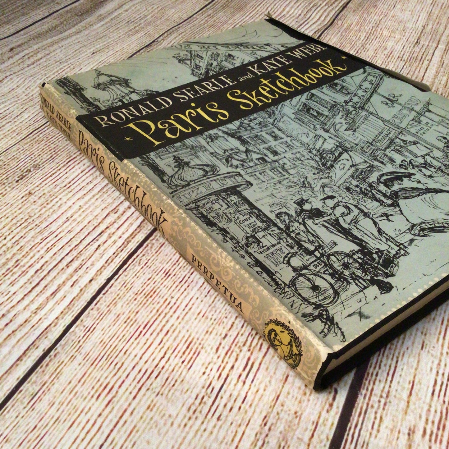 Paris Sketchbook by Ronald Searle and Kaye Webb (1957, Perpetua Books)