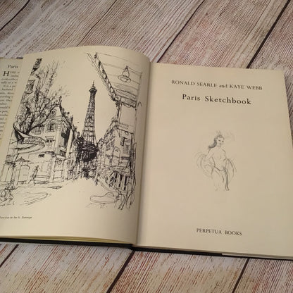 Paris Sketchbook by Ronald Searle and Kaye Webb (1957, Perpetua Books)