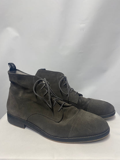 AllSaints Harland Grey Suede Boots 45/10.5