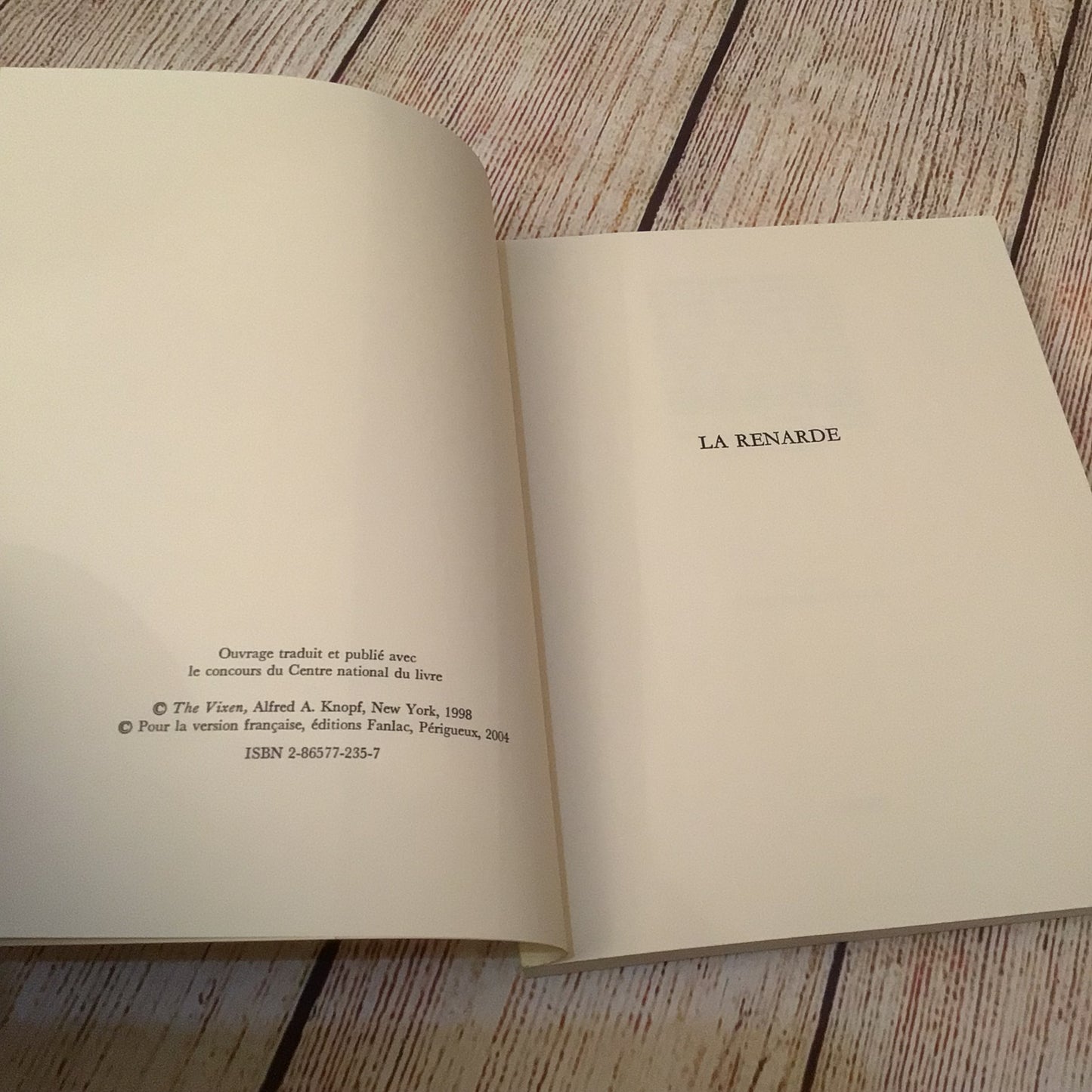 La Renarde by William S. Merwin (2004) 2865772357