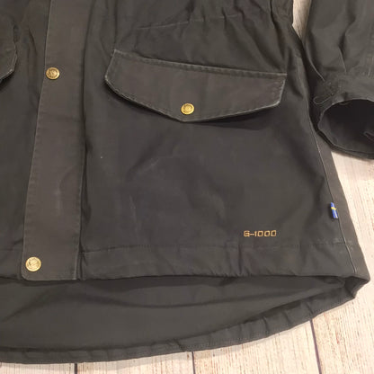 Fjällräven Dark Grey Singi Winter Parka Jacket Greenland G-1000 Size S