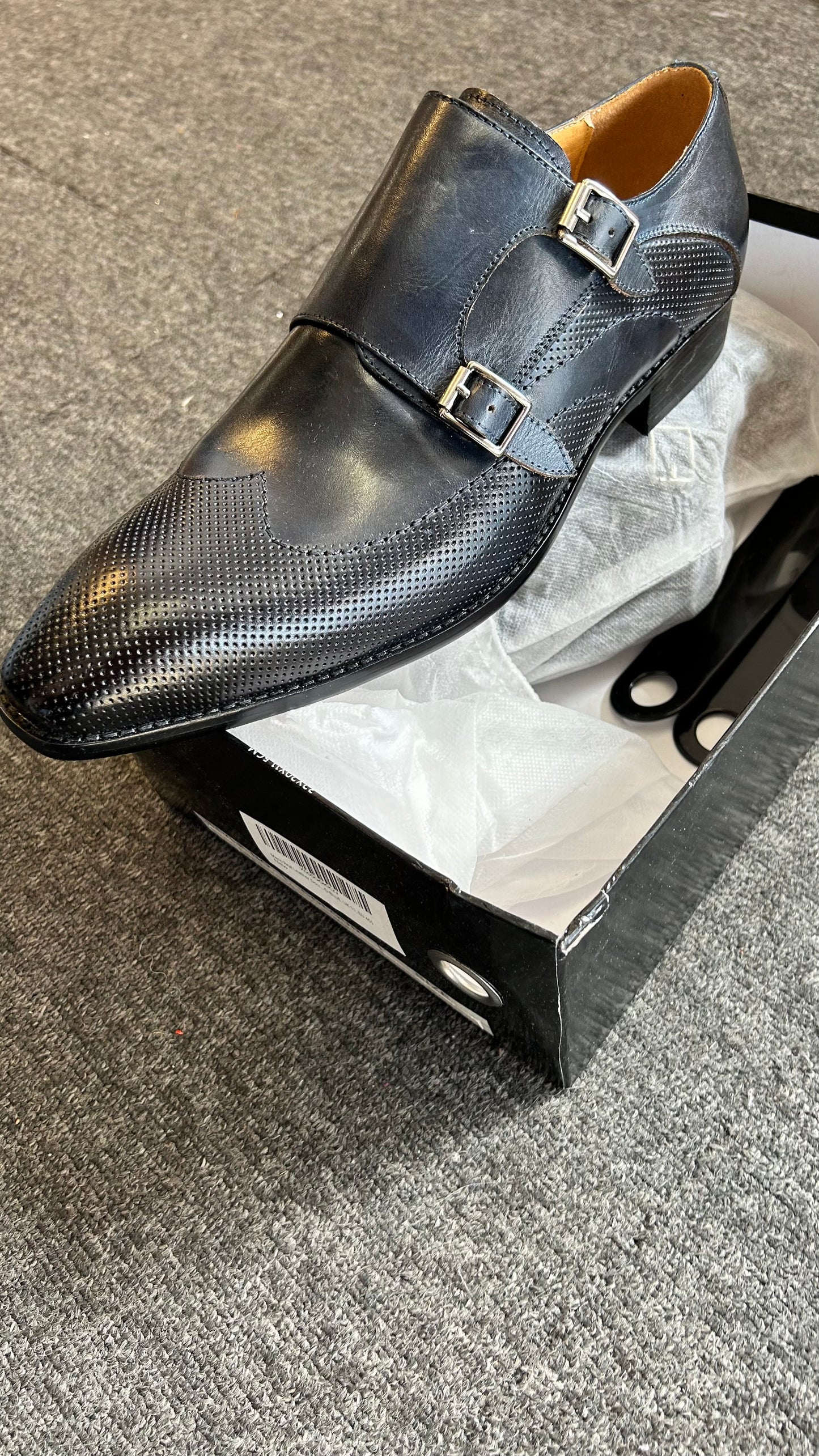 Xposed Real Leather Shoe with buckle BNIB 11