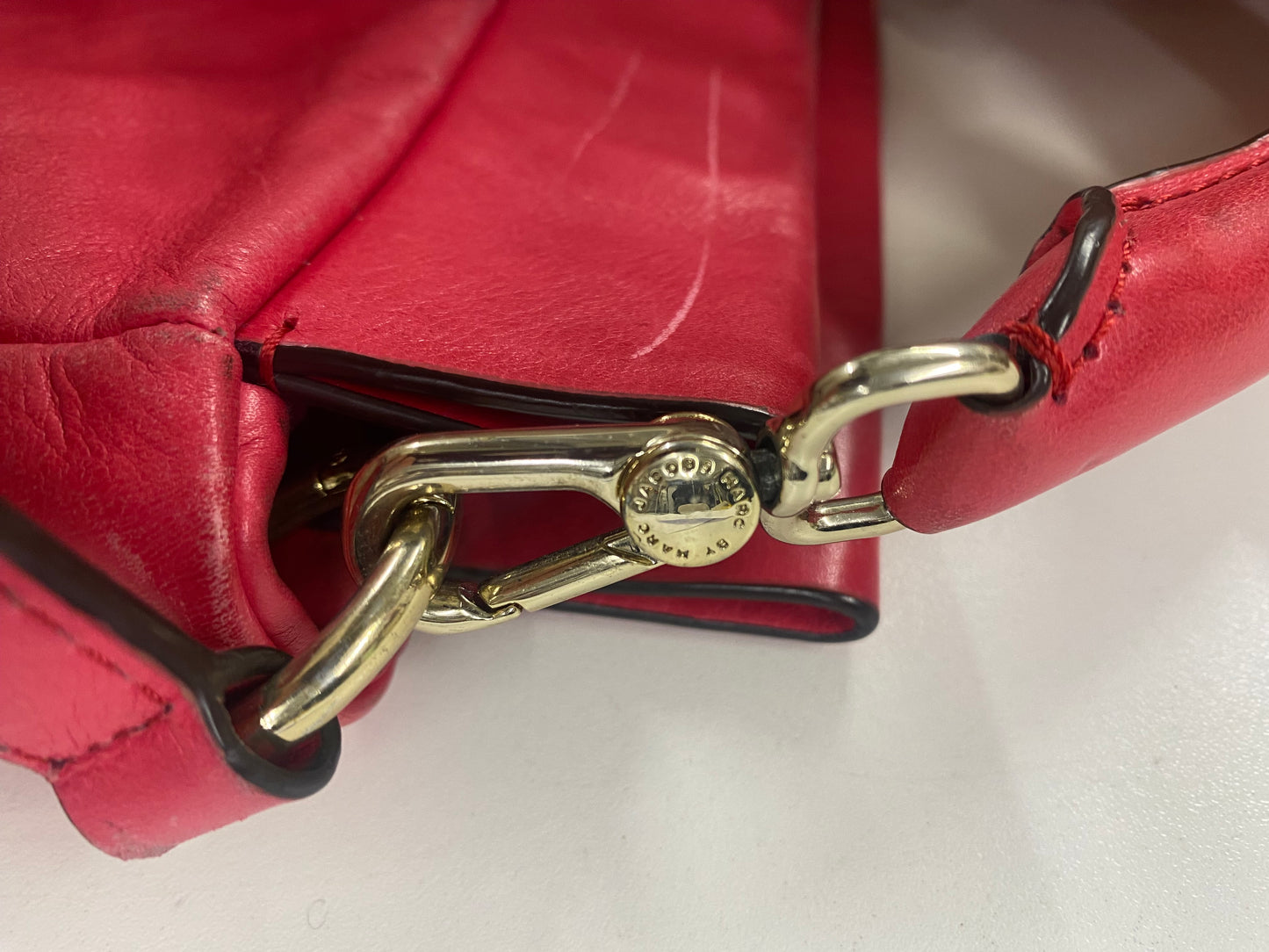 Marc By Marc Jacobs Hot Pink Classic Soft Leather Hobo Bag