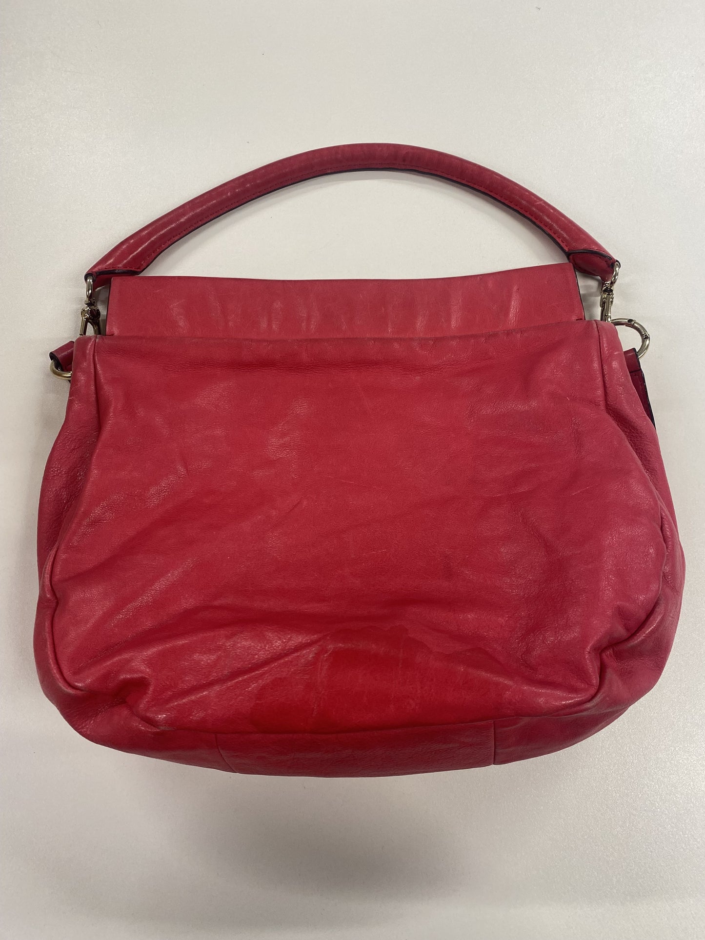 Marc By Marc Jacobs Hot Pink Classic Soft Leather Hobo Bag