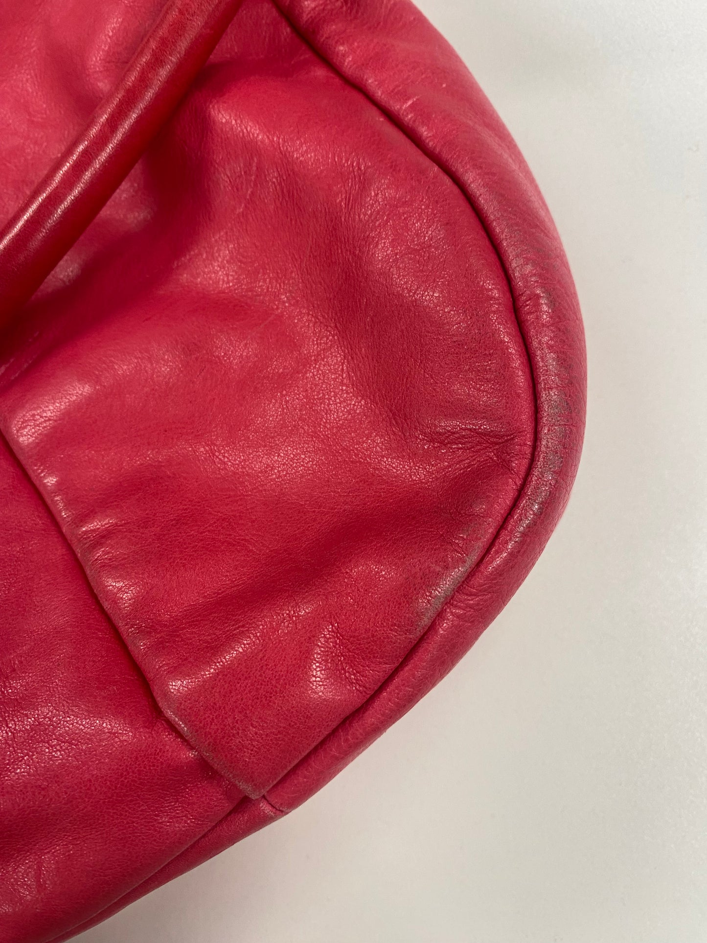 Marc By Marc Jacobs Hot Pink Classic Soft Leather Hobo Bag