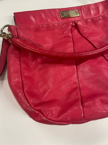 Marc By Marc Jacobs Hot Pink Classic Soft Leather Hobo Bag