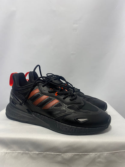 Adidas ZX Boost Black and Red Trainers 9.5