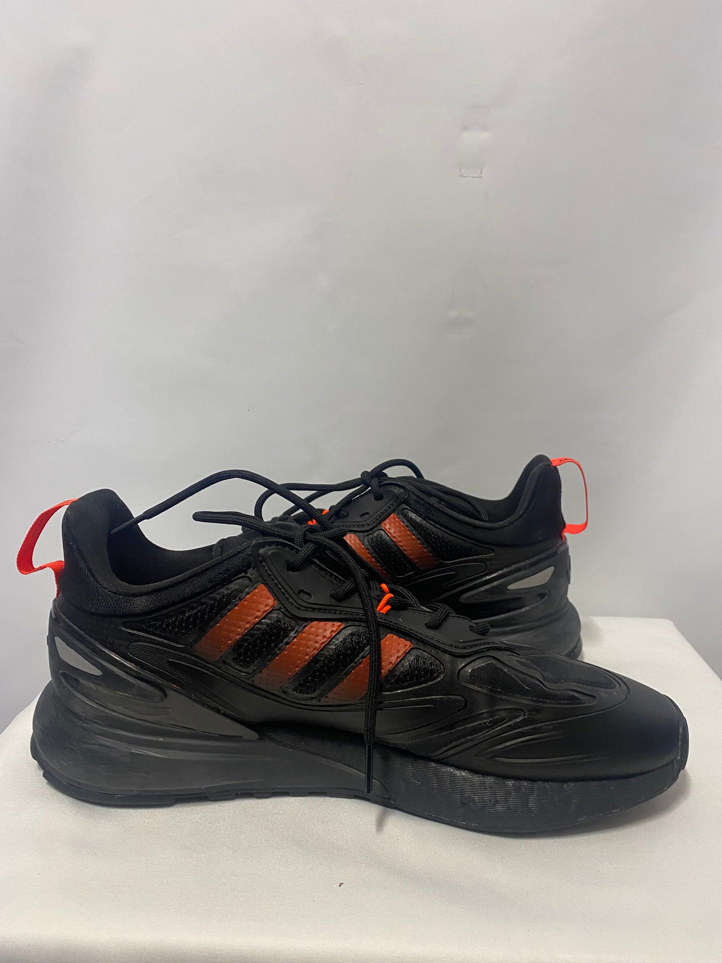 Adidas ZX Boost Black and Red Trainers 9.5