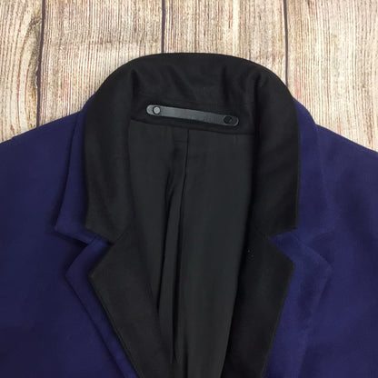 AllSaints Navy Blue & Black Coat Size S (38 on label)