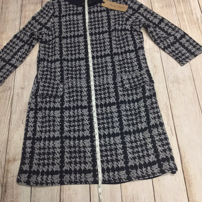 BNWT Phase Eight Navy/Grey Amani Houndstooth Check Dress RRP £89 Size 18