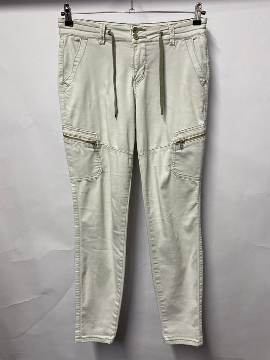 Red Button Off-White Cargo Skinny Trousers38