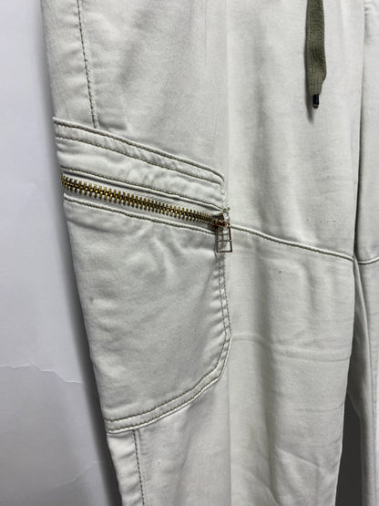 Red Button Off-White Cargo Skinny Trousers38