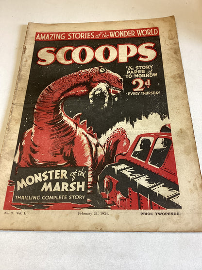 Scoops Set of 20 Vol 1 No's 1 to 20 Dates from 10 February  1934 to 23rd June 1934