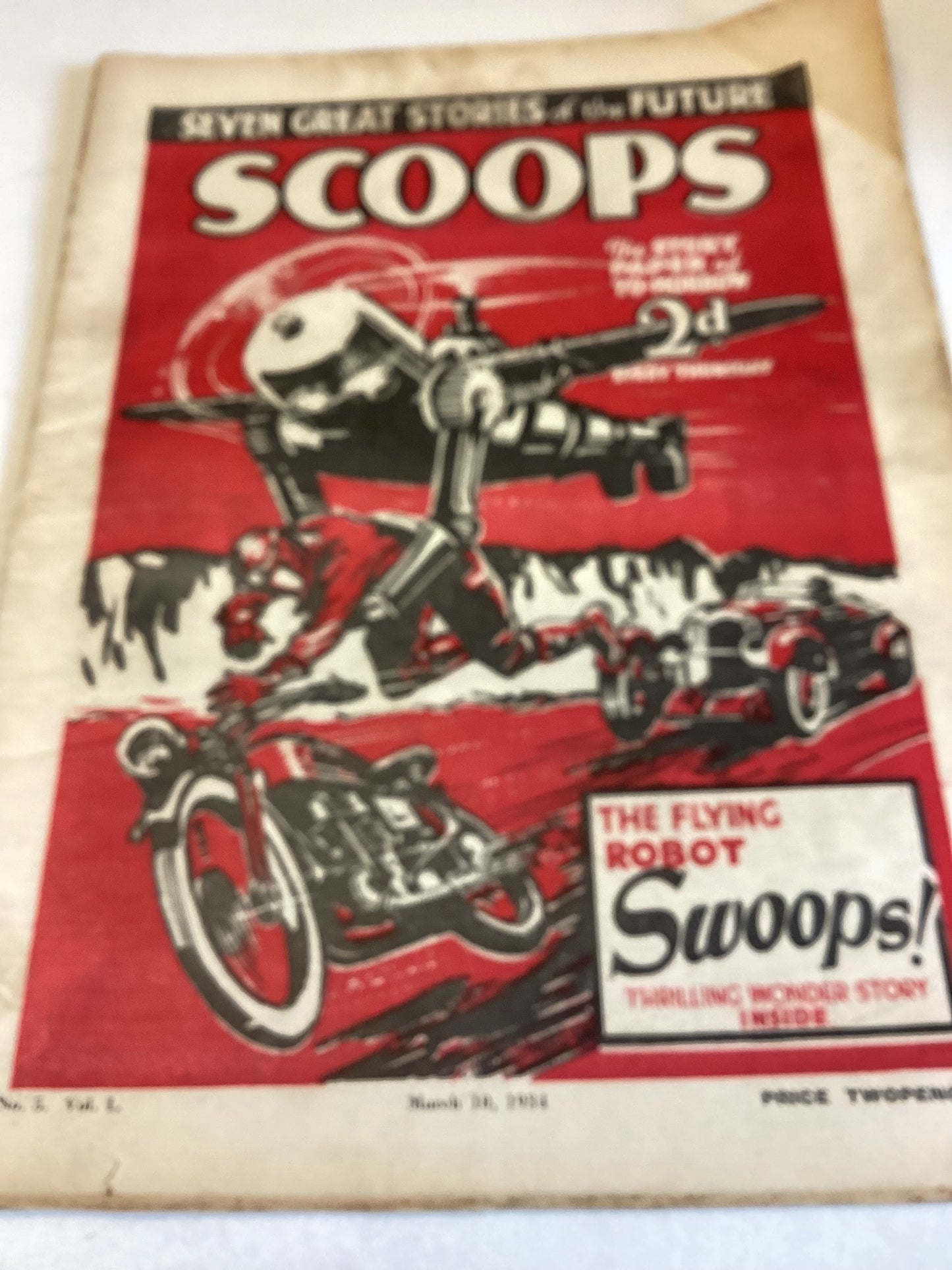 Scoops Set of 20 Vol 1 No's 1 to 20 Dates from 10 February  1934 to 23rd June 1934