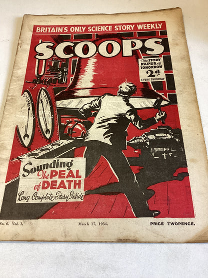 Scoops Set of 20 Vol 1 No's 1 to 20 Dates from 10 February  1934 to 23rd June 1934