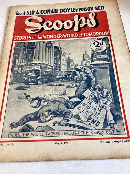 Scoops Set of 20 Vol 1 No's 1 to 20 Dates from 10 February  1934 to 23rd June 1934