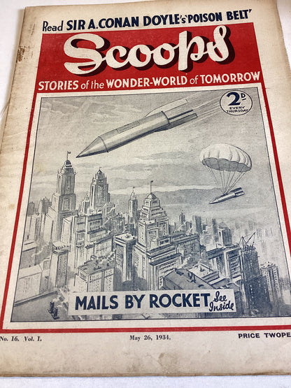 Scoops Set of 20 Vol 1 No's 1 to 20 Dates from 10 February  1934 to 23rd June 1934