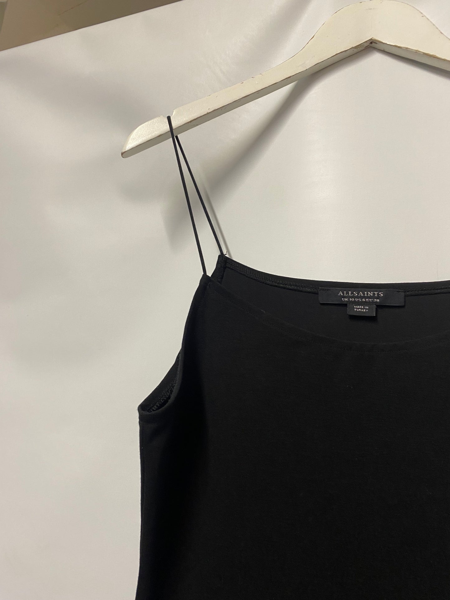 AllSaints Black Spaghetti Strap Tank Top 10