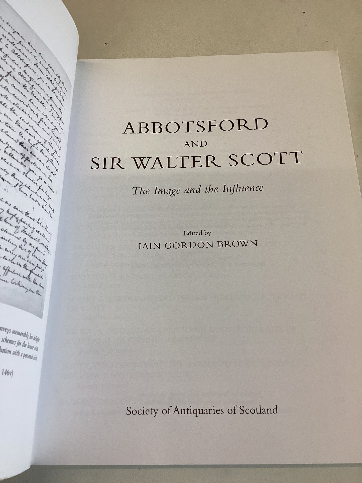 Abbotsford and Sir Walter Scott The Image and The Influence Edited by Iain G Brown