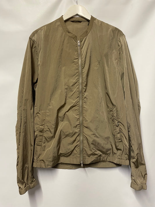 AllSaints Cali Brown Showerproof Lightweight Bomber Jacket Large BNWT