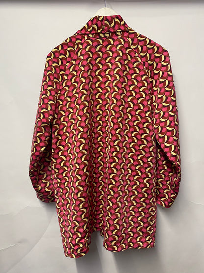 Y London Pink Funky 60S Patterned Blazer One Size BNWT