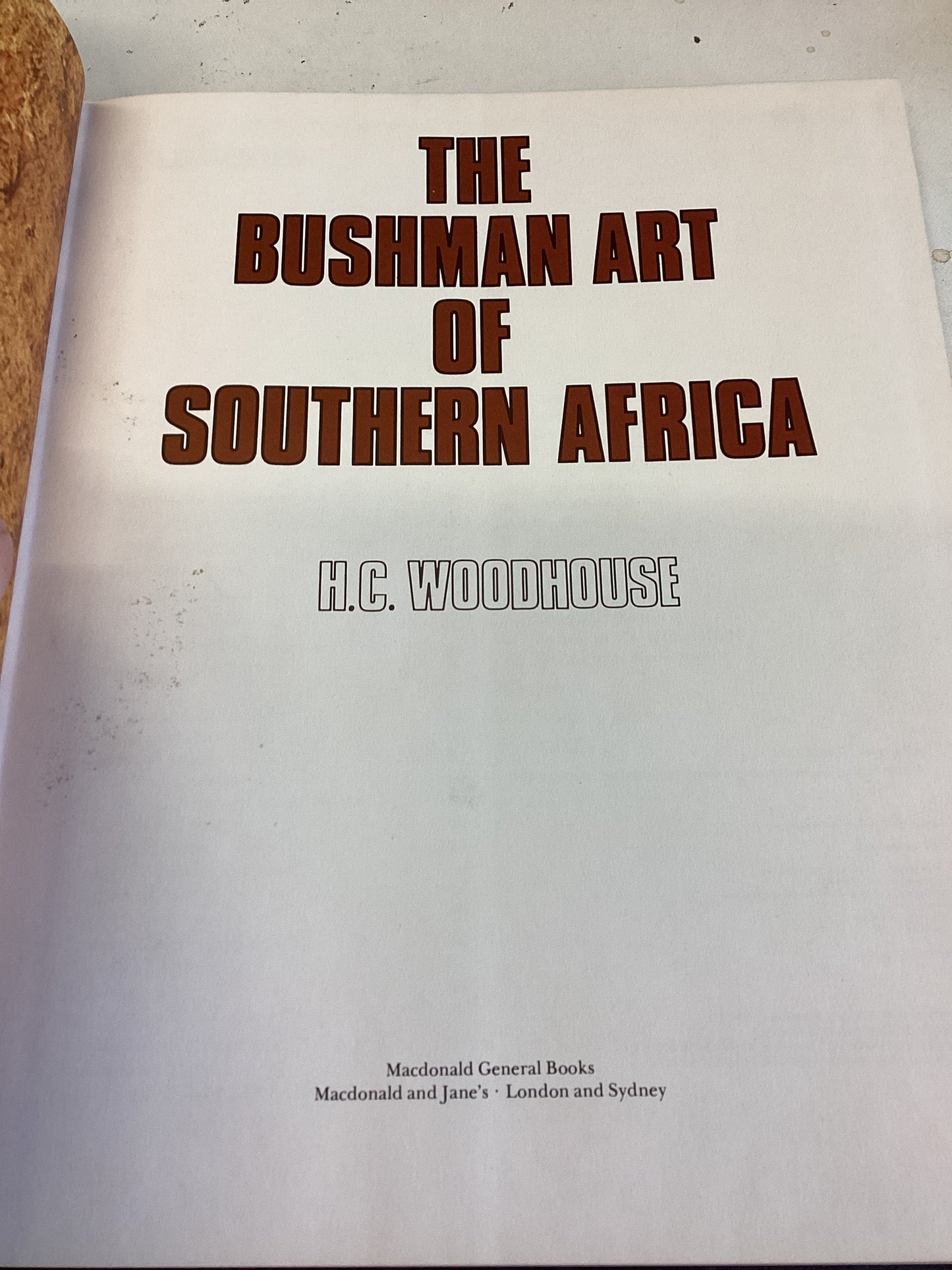 The Bushman Art of Southern Africa Bert Woodhouse