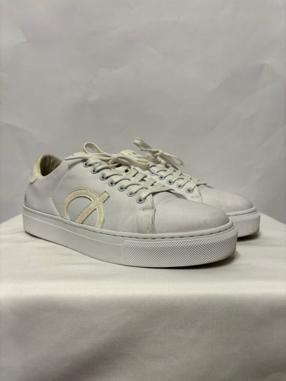 LØCI White Lace Up Trainers 6