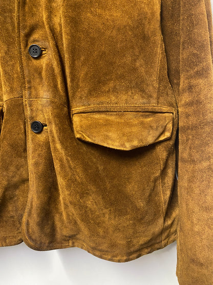 Allsaints Brown Suede Jacket Medium