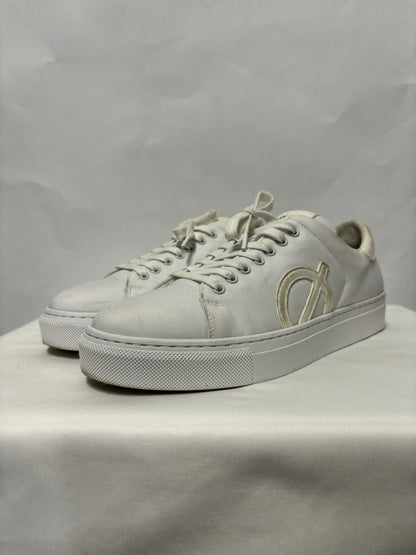 LØCI White Lace Up Trainers 6