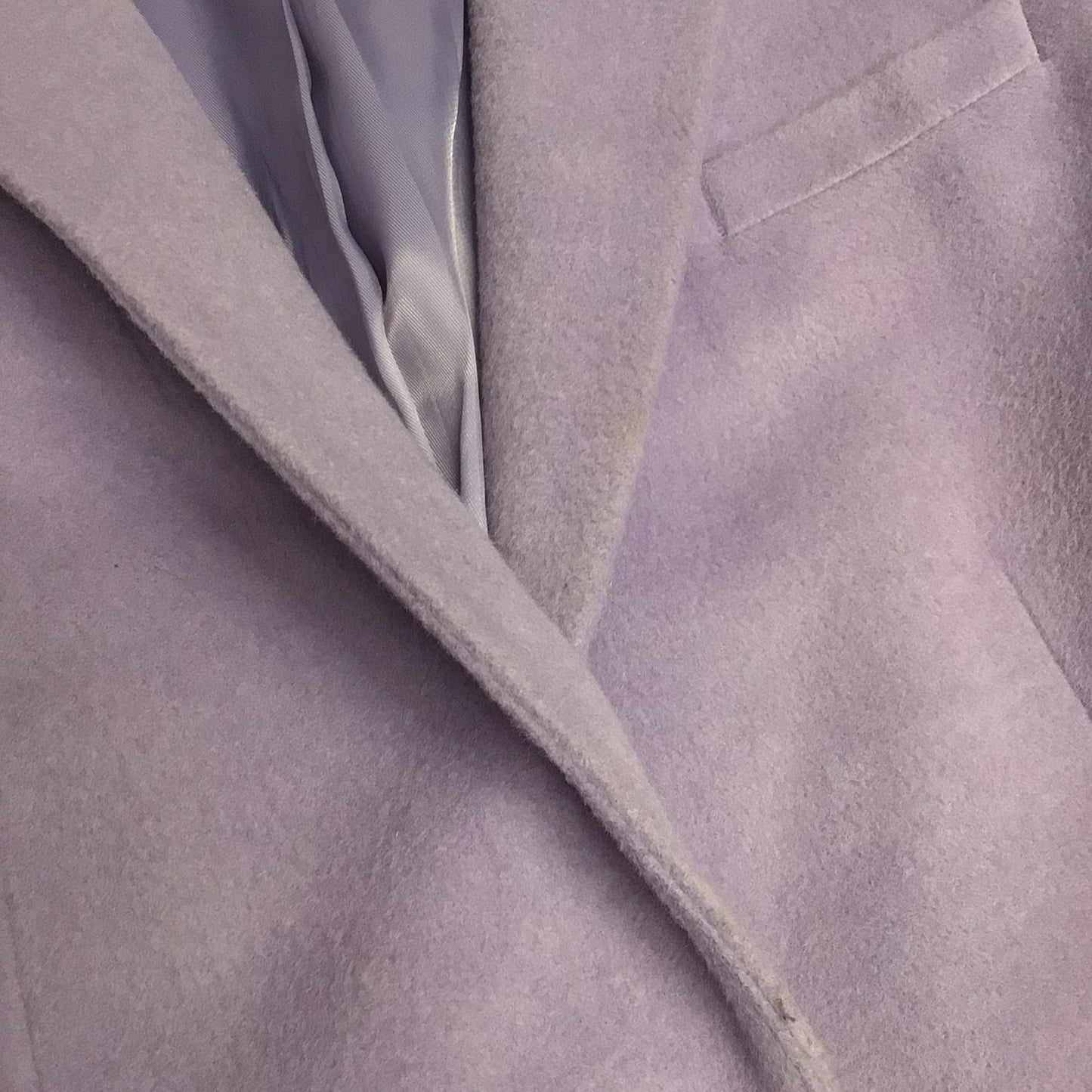 Hobbs Lilac Purple Wool Blend Coat Size 14