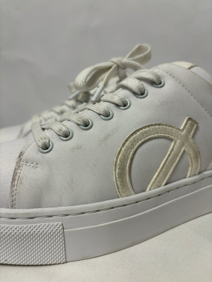 LØCI White Lace Up Trainers 6